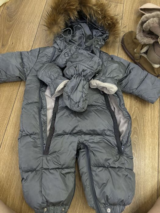 Детская шуба комбенизон шапка сумка