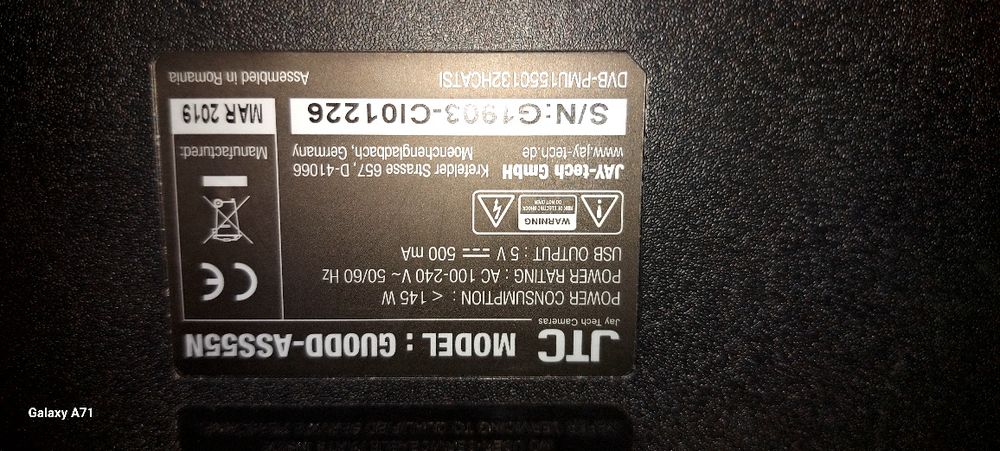 Televizor JTC smart defect.