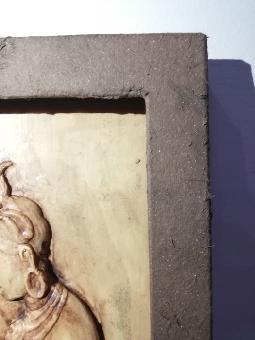 Релефна картина "Жена с лотос"