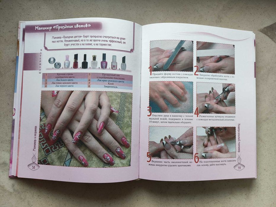 Книги о маникюре и педикюре