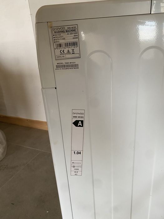 Пералня Daewoo 1000rpm 6кг