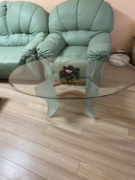 маса от закалено стъкло