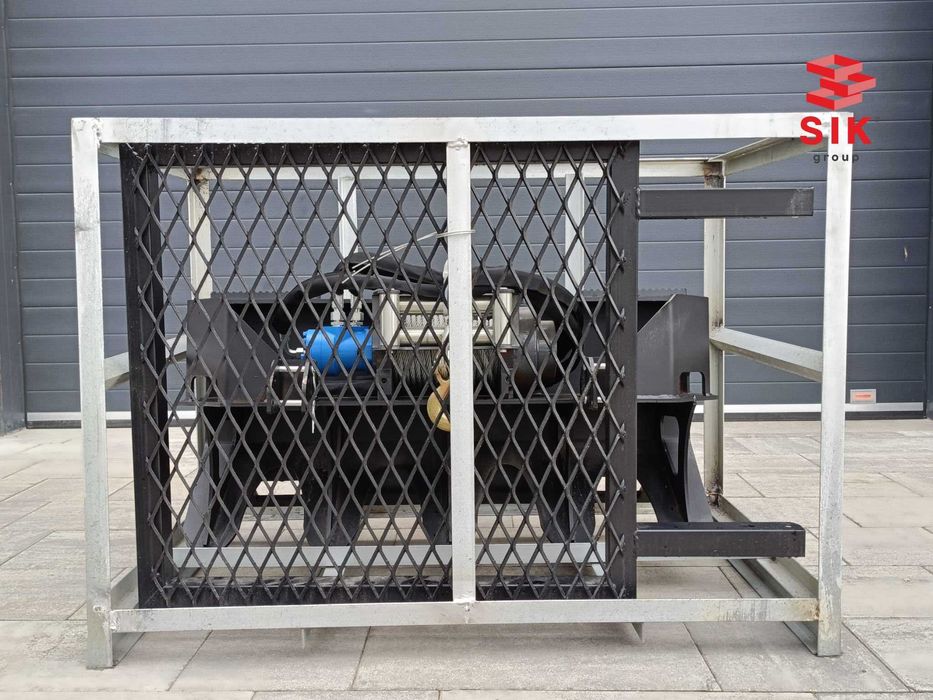 Troliu forestier 3 tone pentru Bobcat – ridicare și transport bușteni