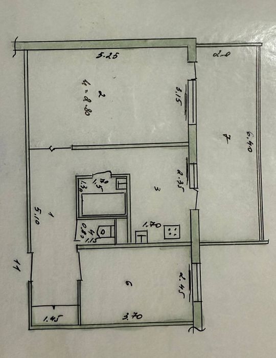 Своя, 2/4/5, в середине Карасу 6, балкон 2*6, чистая, всё раздельно