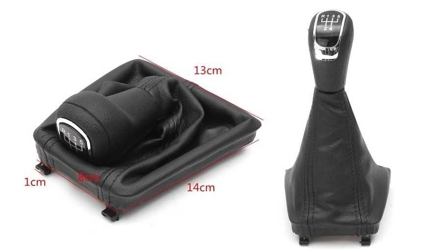 Топка с кожа скоростен лост Skoda Super ,Skoda Octavia 08-12 5 скорост