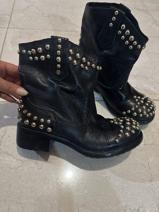 Боти естествена  кожа