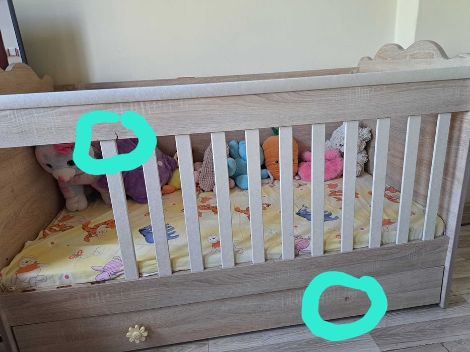 Бебешко  легло запазено