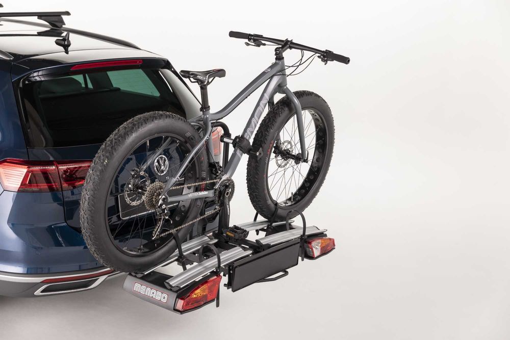 Suport biciclete pe carlig pliabil Menabo Antares, 2 biciclete