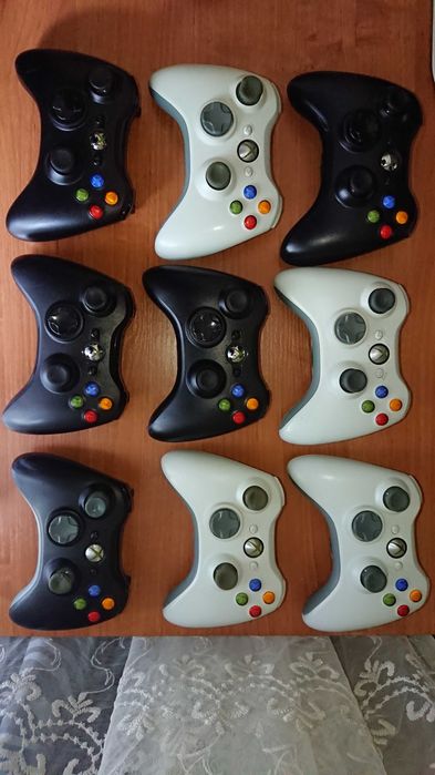 Безжичен Джойстик за Xbox 360 Черен и Бял