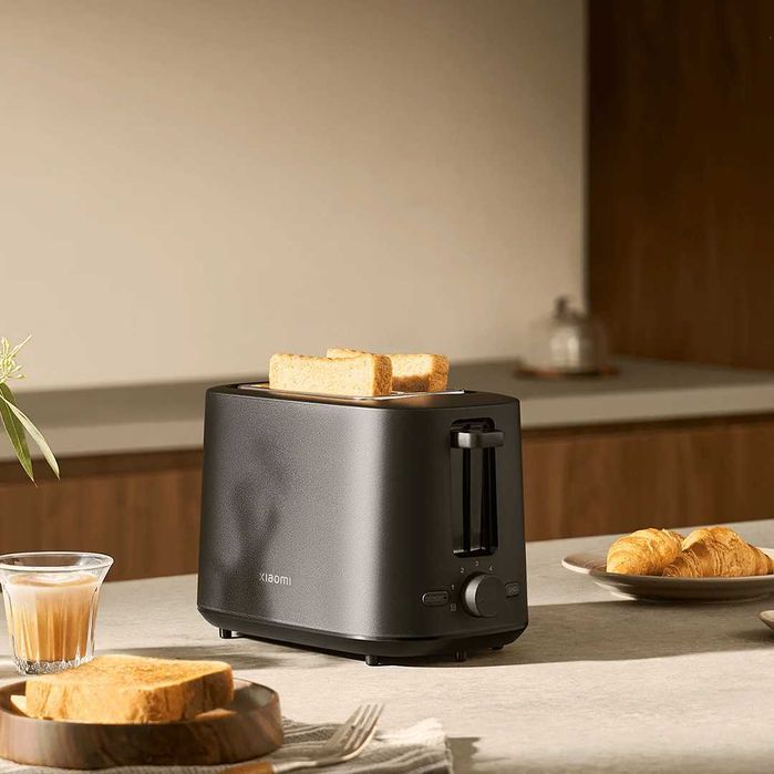 Тостер Xiaomi черный, глобальная версия, 1 год гарантии