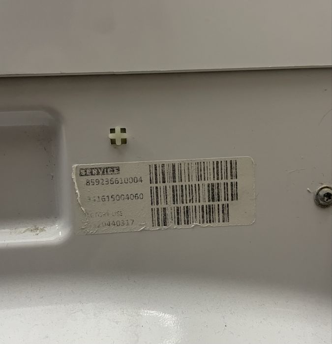 Whirpool 6th sense AWS 61212, defect