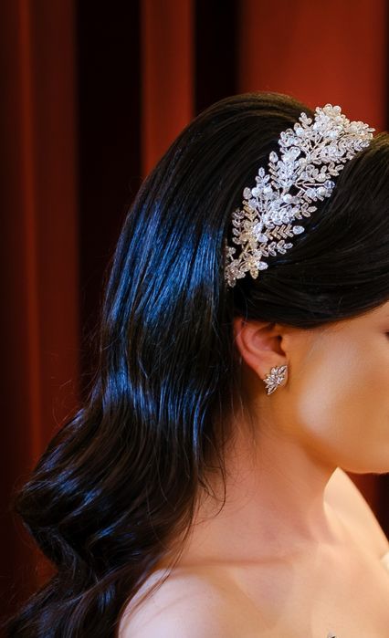Glamadea cu elemente Swarovski, Zirconiu cubic, perle