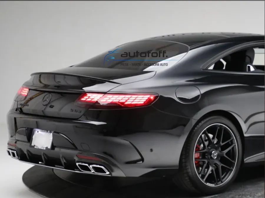 Difuzor bara spate compatibil cu Mercedes S-Class Coupe C217 (2014+) S63 Facelift Design