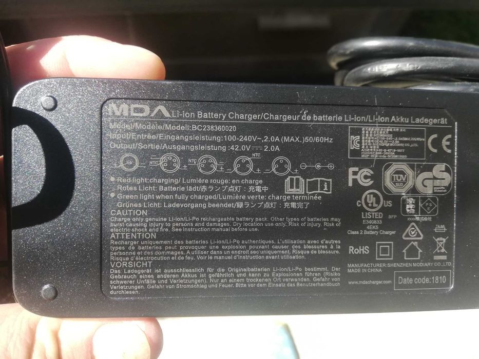 Батерия за ел. тротинетка/велосипед LG, 36v, 12.8AH, 10s4p + зарядно