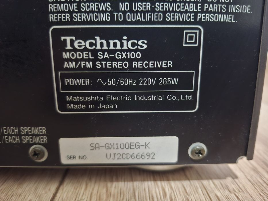 Amplituner  Technics  SA-GX 100