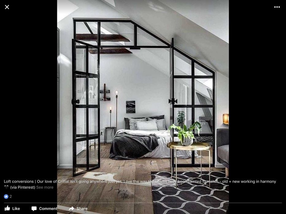 Перегородки и двери в стиле лофт