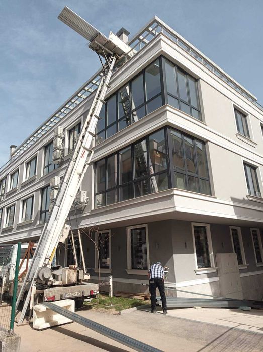 Авто вишка /Асансьор / Мебелен лифт / Хаспел / Стълба / Под наем