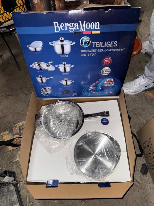 Oale inox cu inductie 16 piese noi