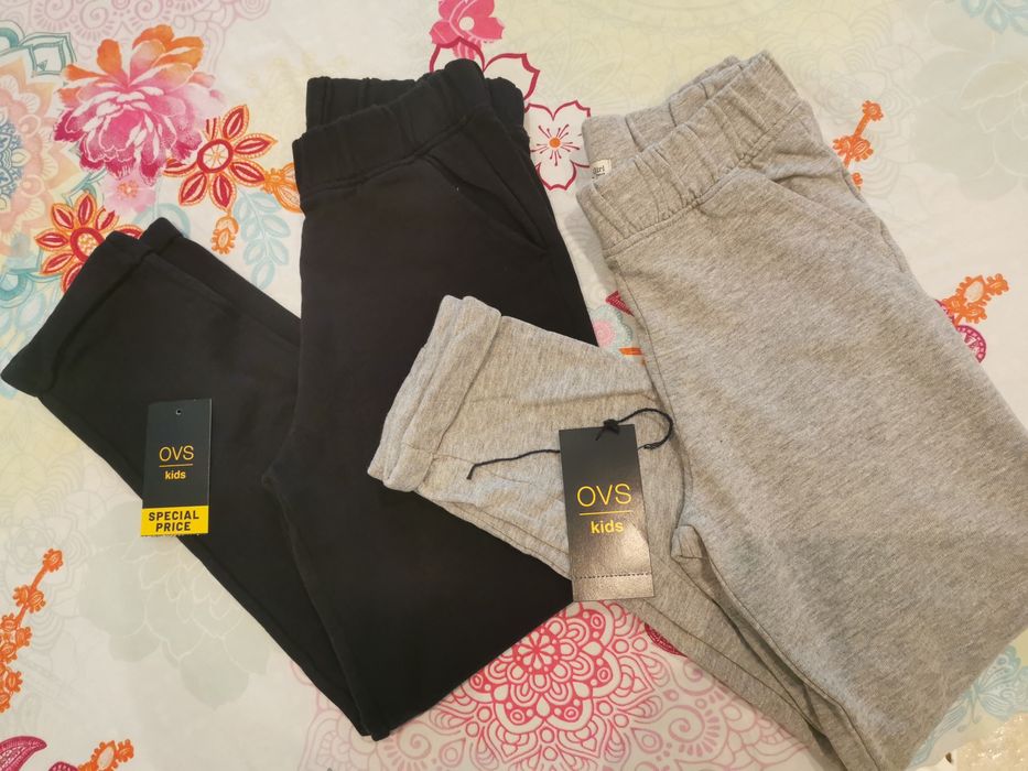 2 броя Спортни панталони OVS ръст 134-140см + подарък