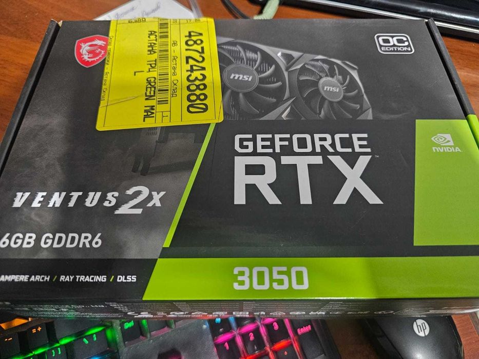 Geforce RTX 3050 6GB GDDR6 ventus 2x