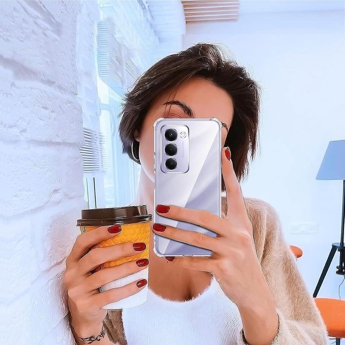 Прозрачен силиконов удароустойчив кейс за xiaomi redmi 15 4g