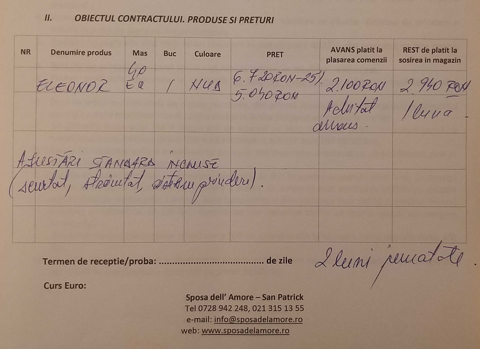 Rochie mireasa Sposa dell'Amore