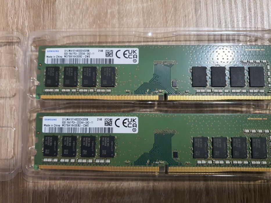 Memorii RAM PC (Desktop) DDR4 3200MHz 16GB(2x8GB) , DDR5 4800MHz 16GB