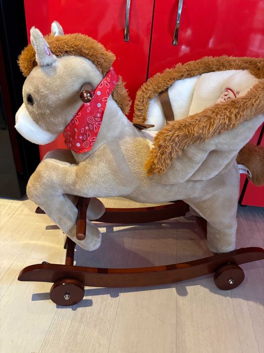 Cal Balansoar pentru Copii Scaun Balansoar de Plus