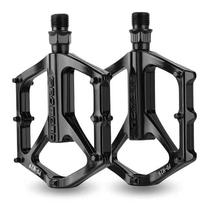 Алуминиеви педали PROMEND M29, Капсуловани лагери, Антиплъзгащи, Черни