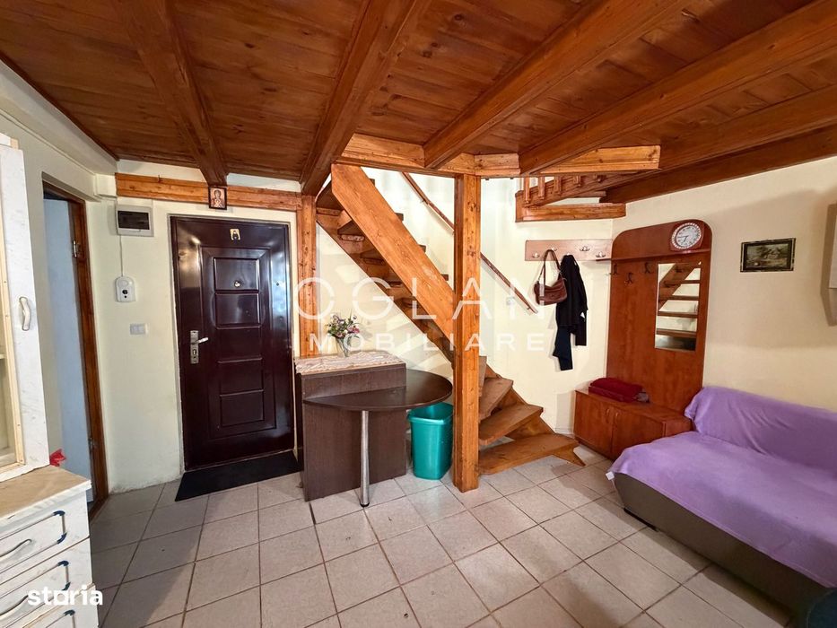 Garsonieră pe două niveluri, 40 mp, zona Stefan cel Mare