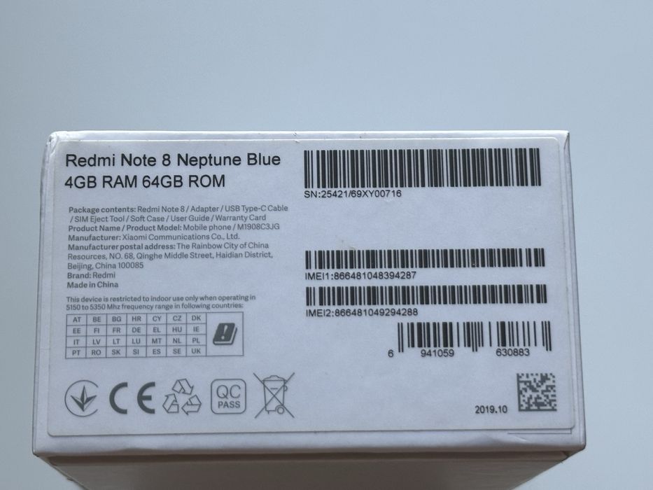 Смартфон Xiaomi Redmi Note8