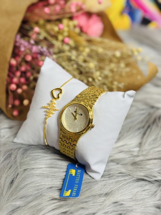 Set ceas dama + accesoriu