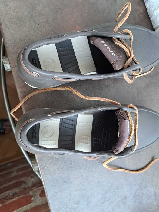 мъжки мокасини,летни отворени обувки,гумени Crocs,41