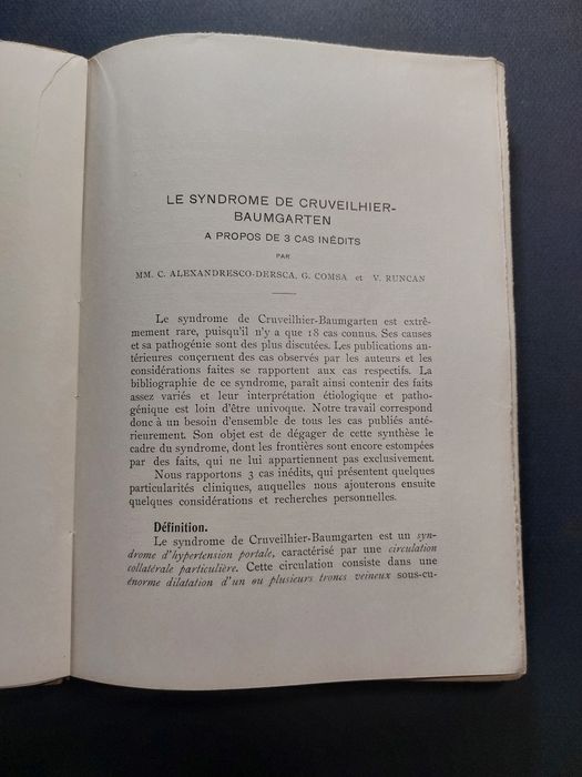 Carte veche de medicina de profesor  Nanu Muscel