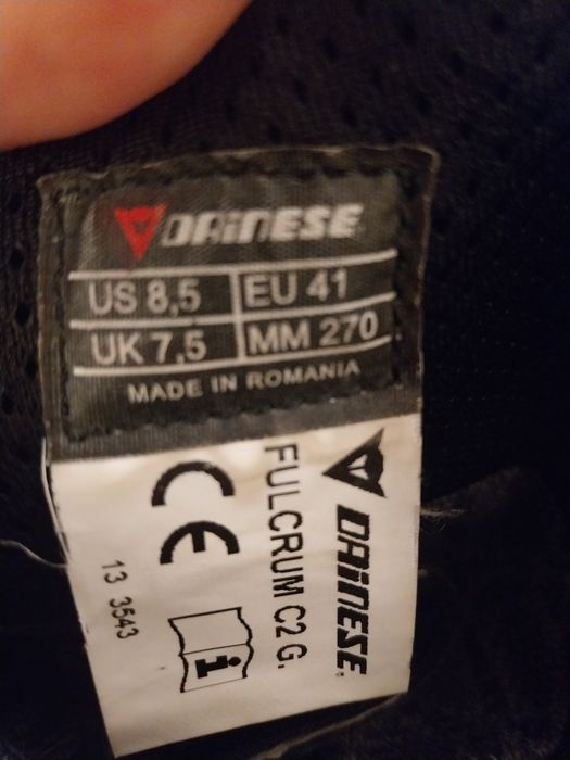 Ghete  moto  Dainese  41
