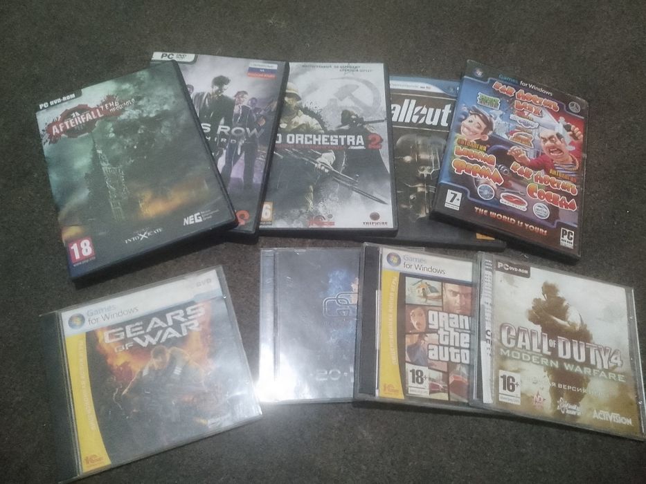 Диски игры компьютерные