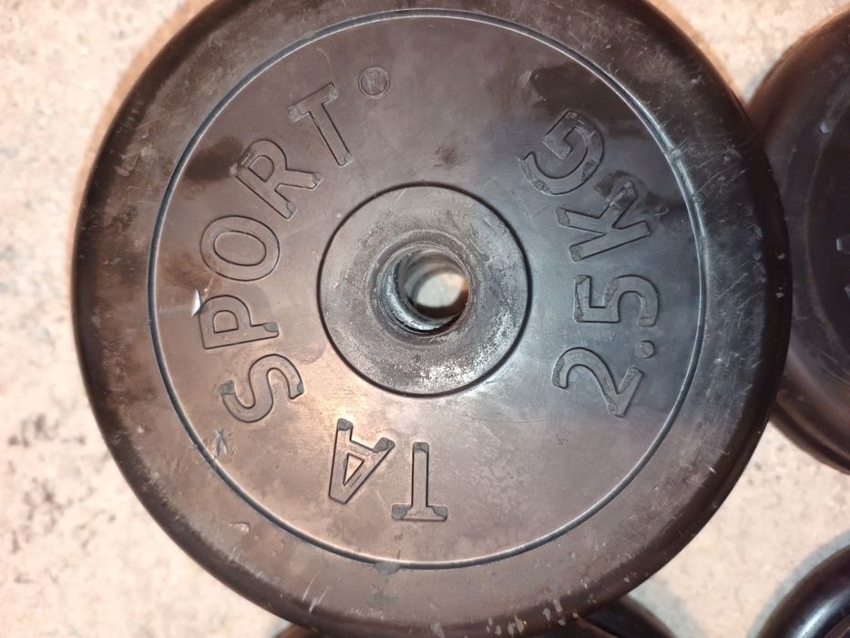 Vând gantere fier 40 kg