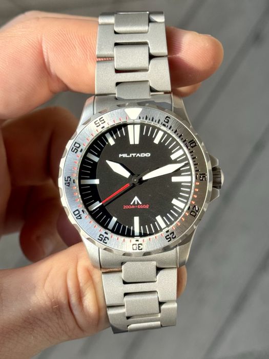 Ceas Militado ML16 Seiko VH31 200m Sapphire aspect Sinn