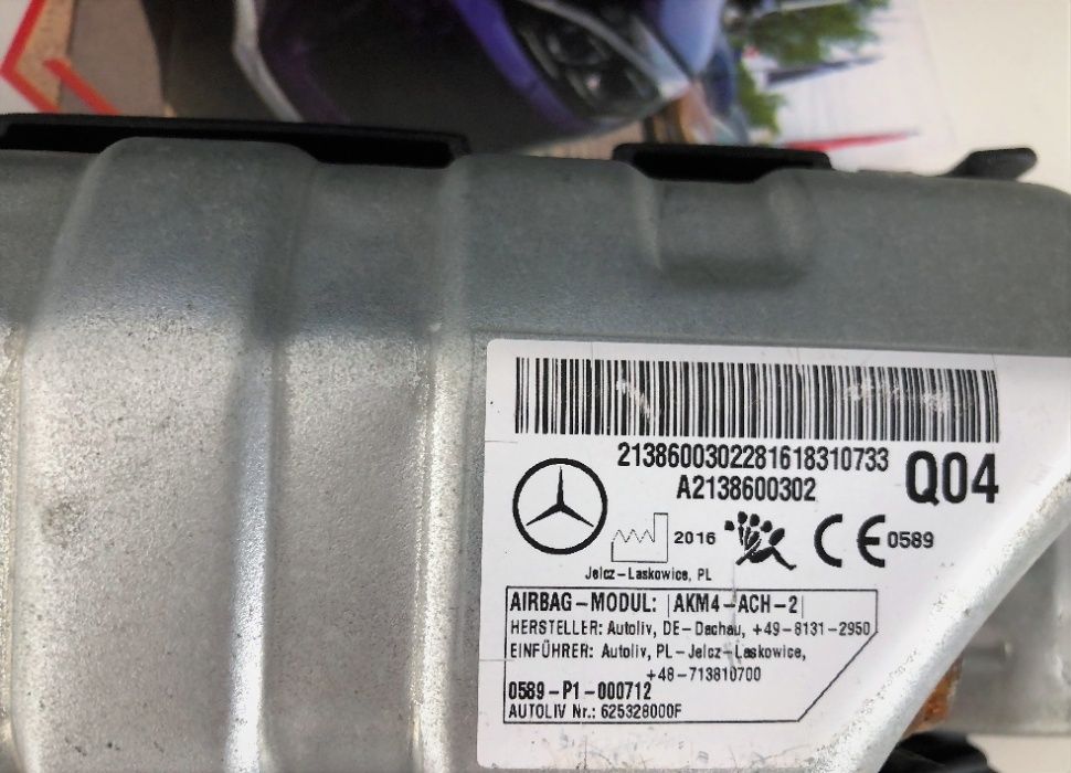 Mercedes Benz w213 w213 e class a177 w177 a class airbag volan pasager