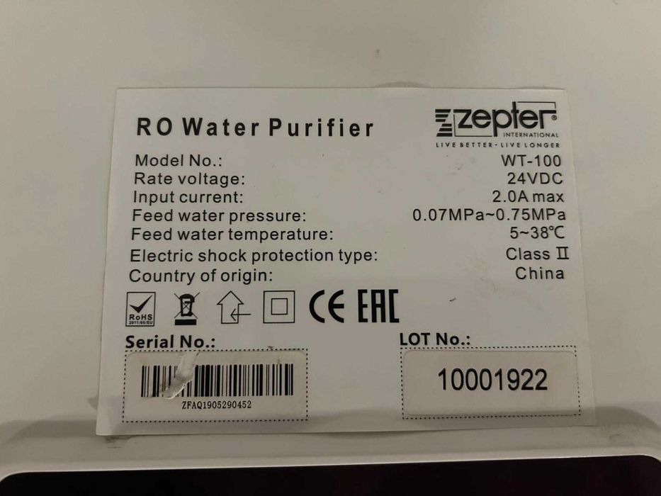 Filtru de apa Zepter AqueenaPro