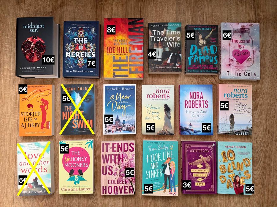 Книги (Rebecca Yarros, Nora Roberts, Deborah Harkness и др.)