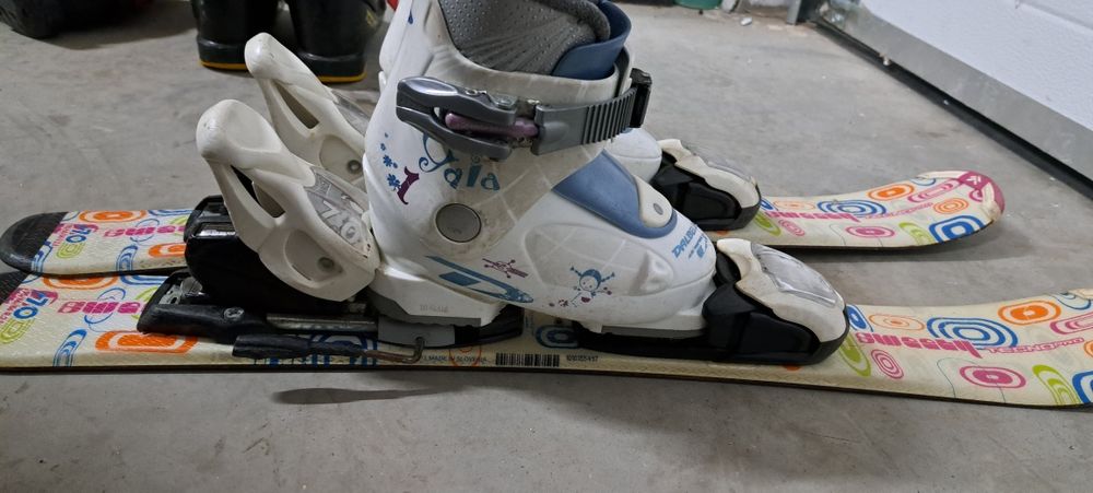 Schiuri copii 3-5  ani 70 cm si clapari 194mm la pachet