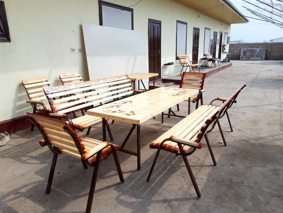 Стол стул дача ва ховли учун