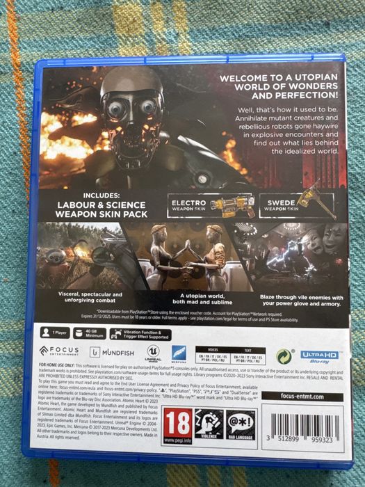 Atomic heart PS 5 на русском