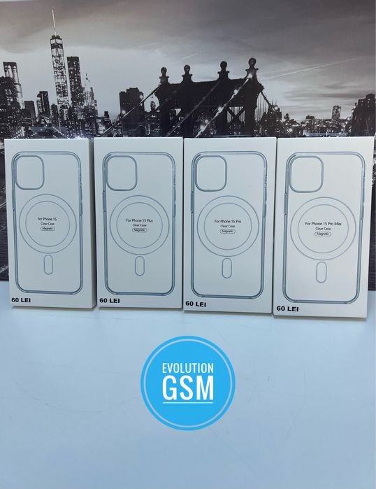 Husa Transparenta MagSafe Clear IPhone 11,12,13,14,15,Pro,Plus,Pro Max