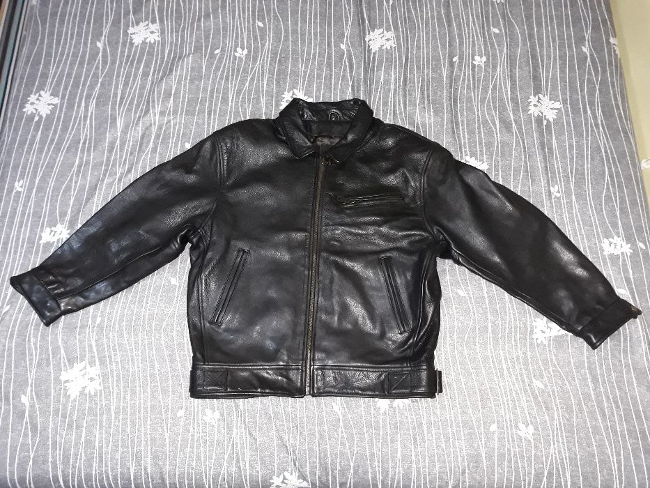 Geaca (moto) piele naturala, foarte groasa, ca noua, unisex