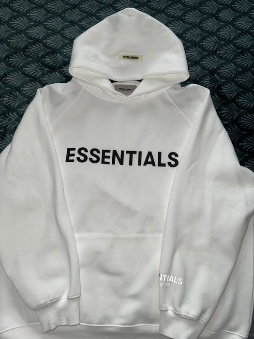 Hanorac essentials alb