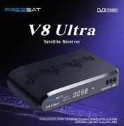 receiver Freesat v8ultra 4k combo satelit , cablu.