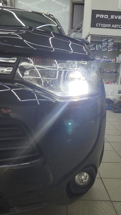 Установка би-лед линз.