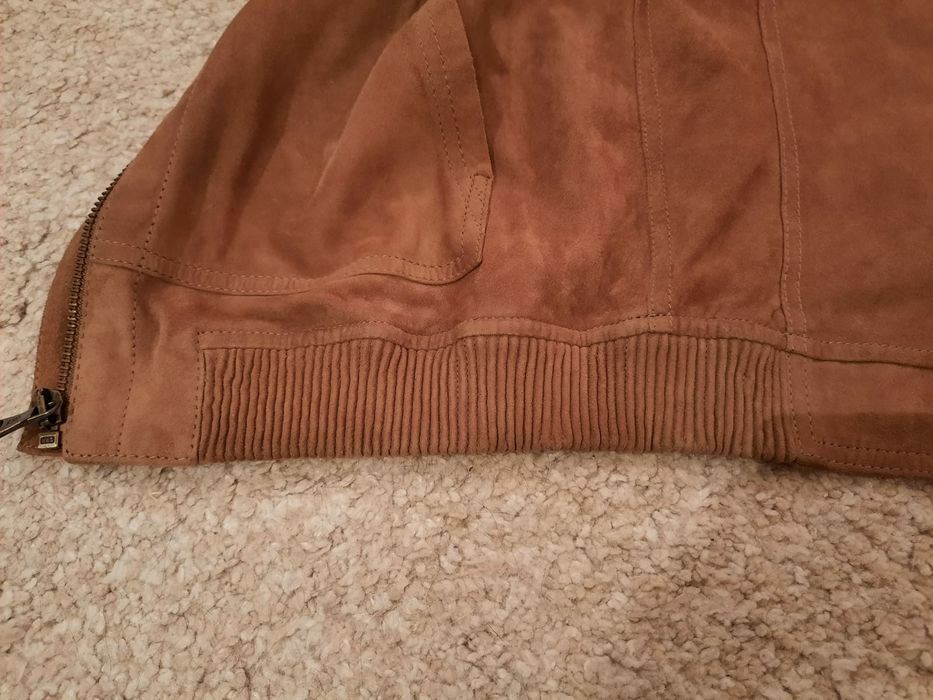 Vand geaca piele întoarsă Massimo Dutti